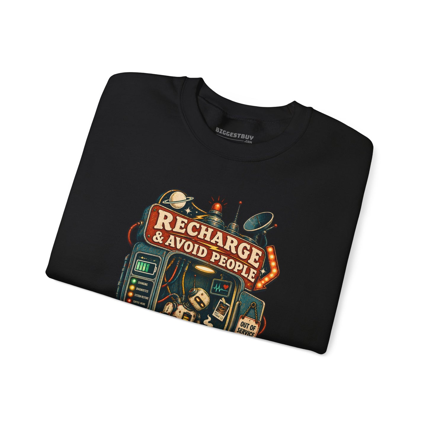 Social Recharge - Crewneck Sweatshirt