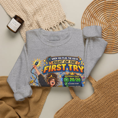 First Try - Crewneck Sweatshirt