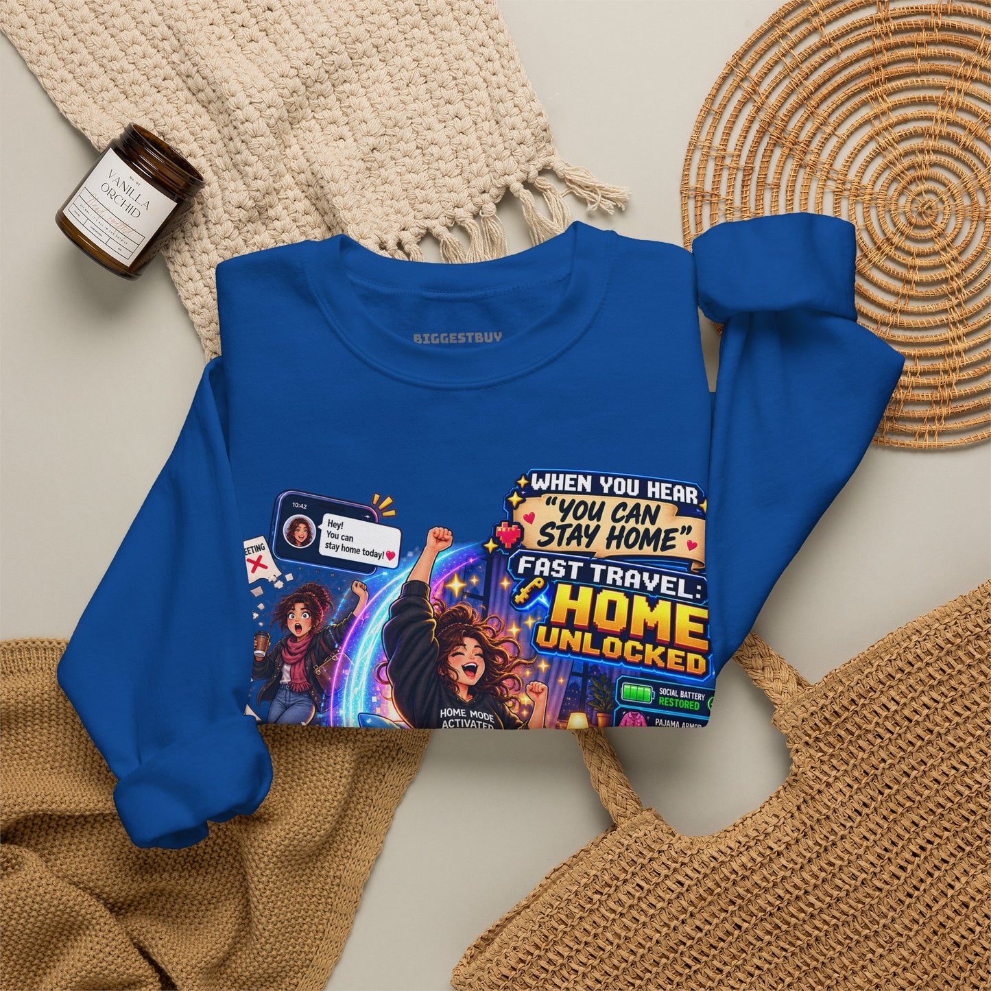 Quarantine Vibe - Crewneck Sweatshirt