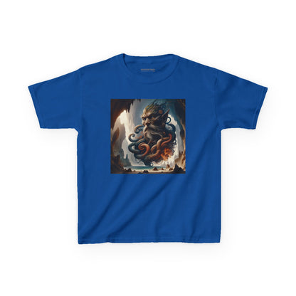 Camiseta | Camiseta Infantil | Algodão Pesado | Mitologia Marinha | Deus do Mar