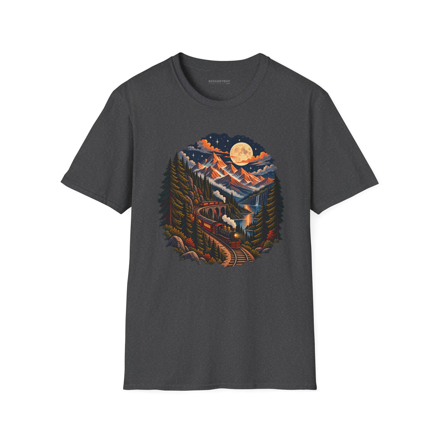 Midnight Rails - Softstyle T-Shirt