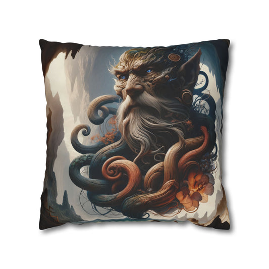 Fronha | Quadrado | Lona de poliéster | Mitologia Marinha | Deus do Mar