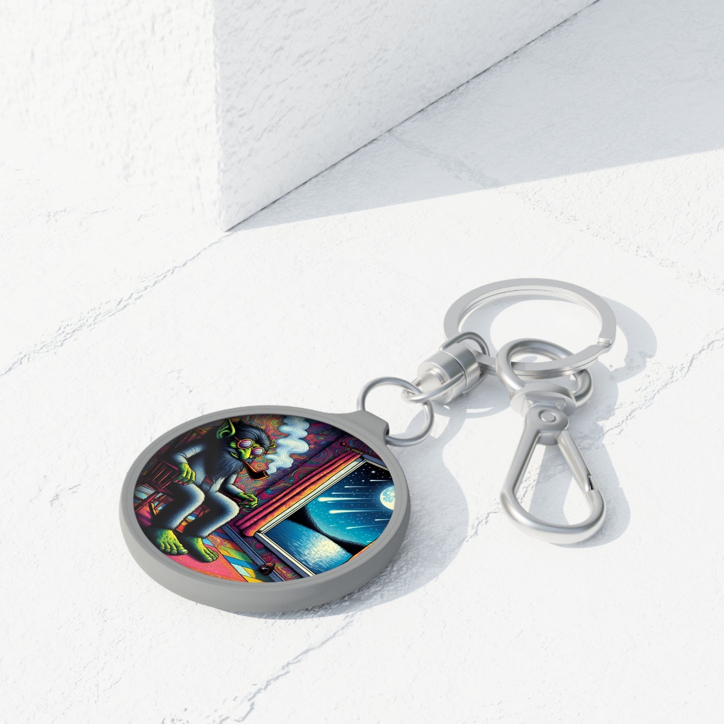 Round Keychain