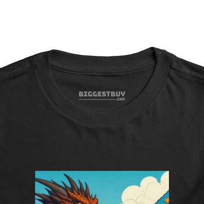 T-Shirt | Toddler Tee | Short Sleeve | High Fantasy | Dragon Duel | Goblin