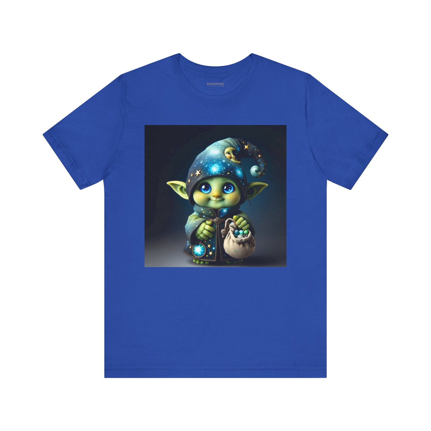 T-skjorte | Unisex | Jersey-T-skjorte | Kort erme | Fantasi | Skogsalv | Trollmann