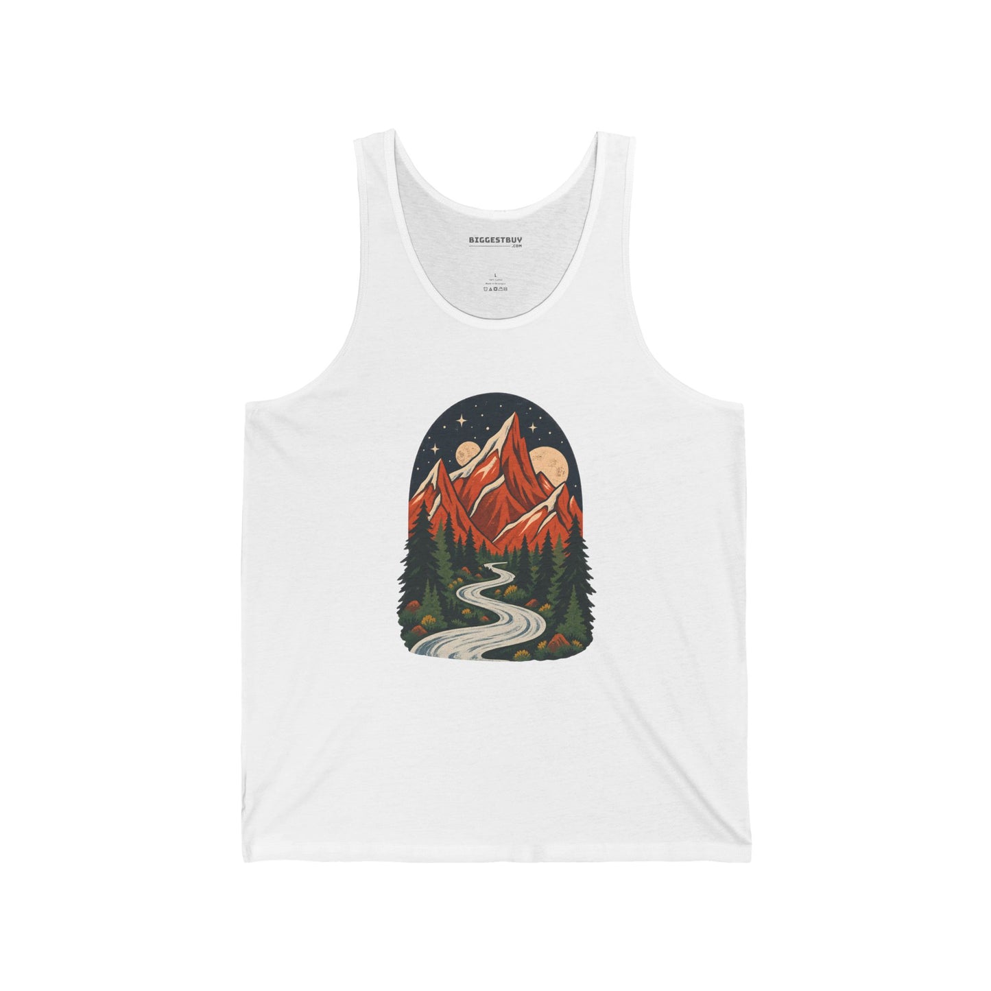 Mountain Maze - Jersey Tank Top