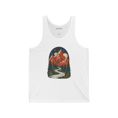 Mountain Maze - Jersey Tank Top