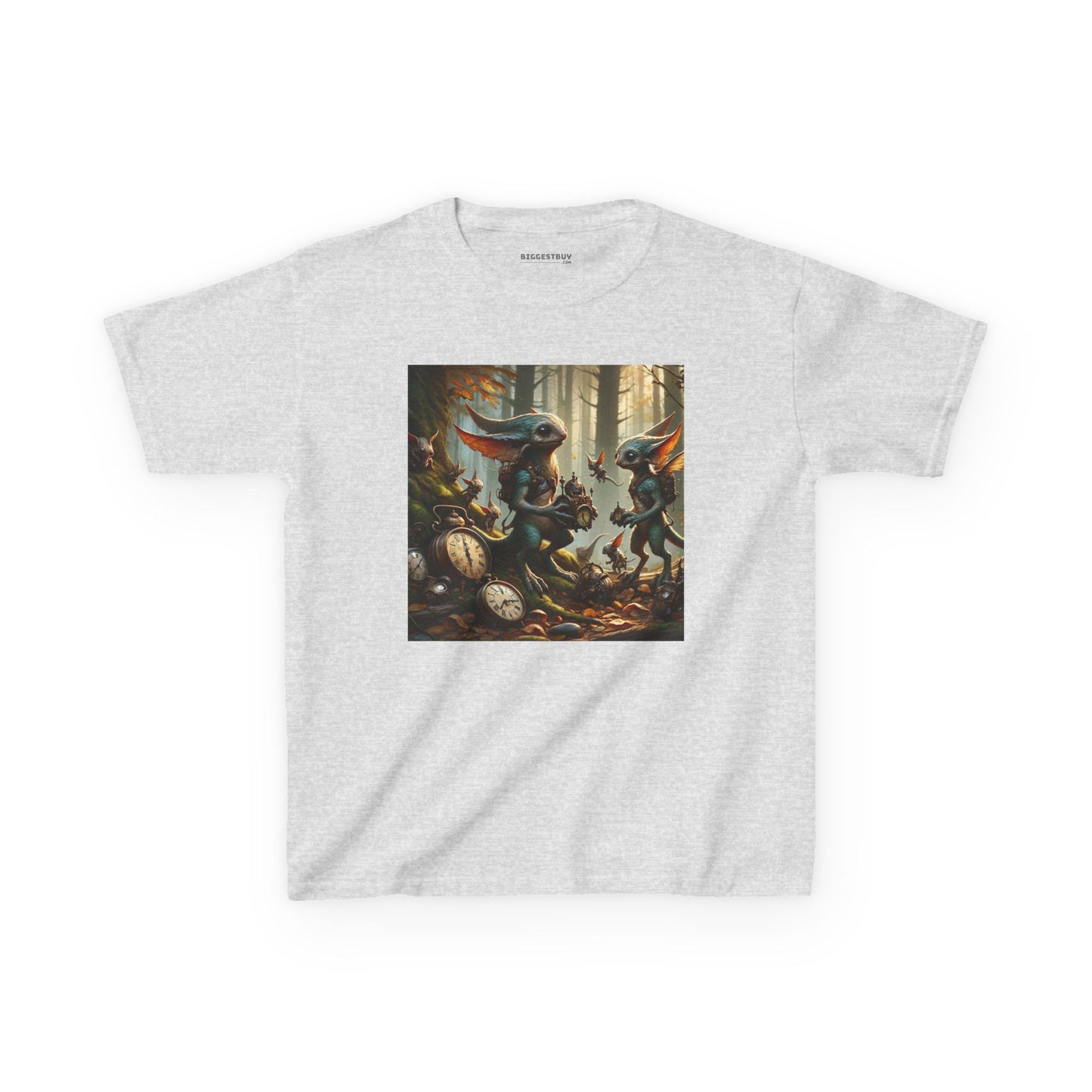 T-Shirt | Koszulka dziecięca | Ciężka bawełna | Steampunk Fantasy | Leśne Pooka