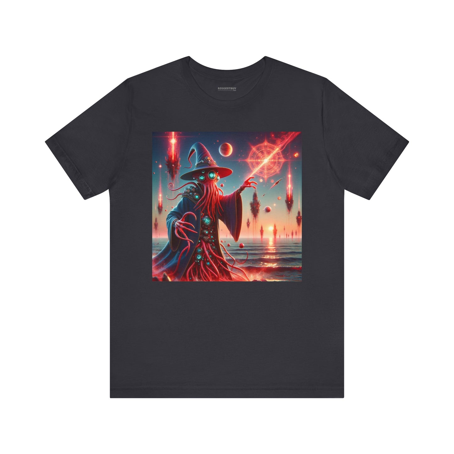 T-skjorte | Unisex | Jersey-T-skjorte | Kort erme | Kosmisk Skrekk | Illithid Trollmann