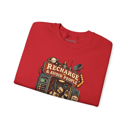 Social Recharge - Crewneck Sweatshirt