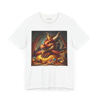 T-Shirt | Unisex | Koszulka dżersejowa | Krótki rękaw | Nordycka Mitologia | Fafnir | Smok