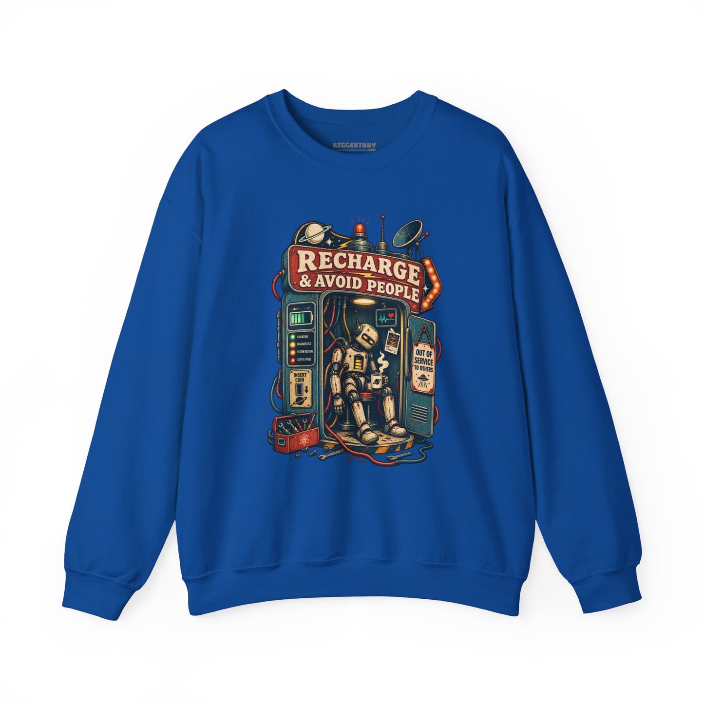 Social Recharge - Crewneck Sweatshirt