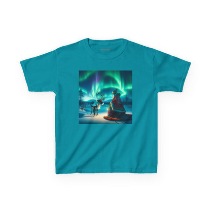 Camiseta | Camiseta Infantil | Algodão Pesado | Misticismo Nórdico | Xamã Sami