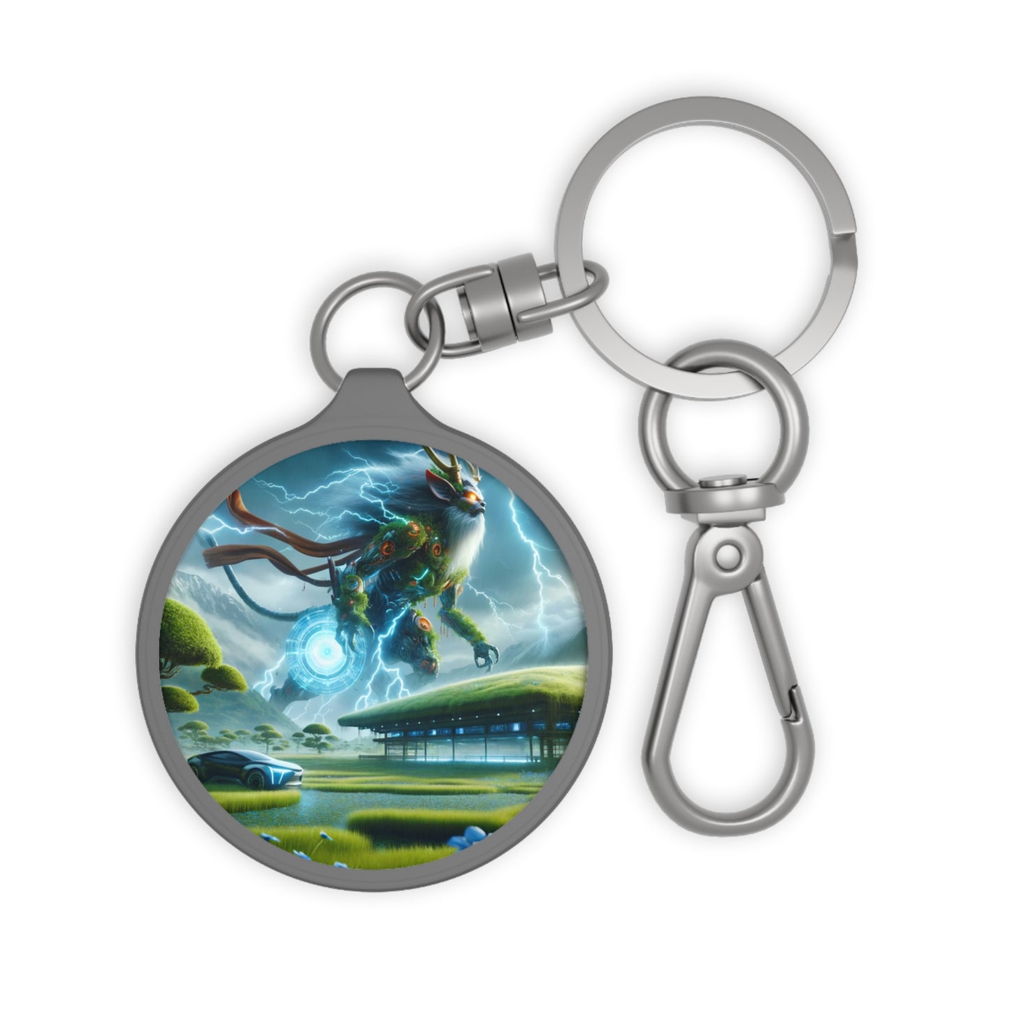 Round Keychain