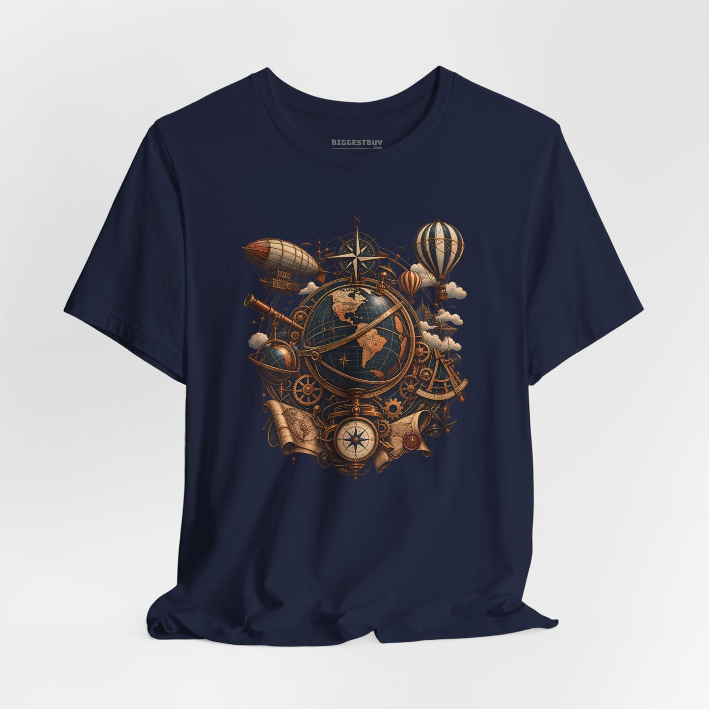 Steampunk Globe - Classic Jersey Tee