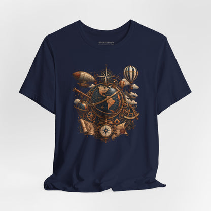 Steampunk Globe - Classic Jersey Tee