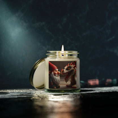 Vela perfumada | Fantasía Mitológica | Gnomo y Dragón