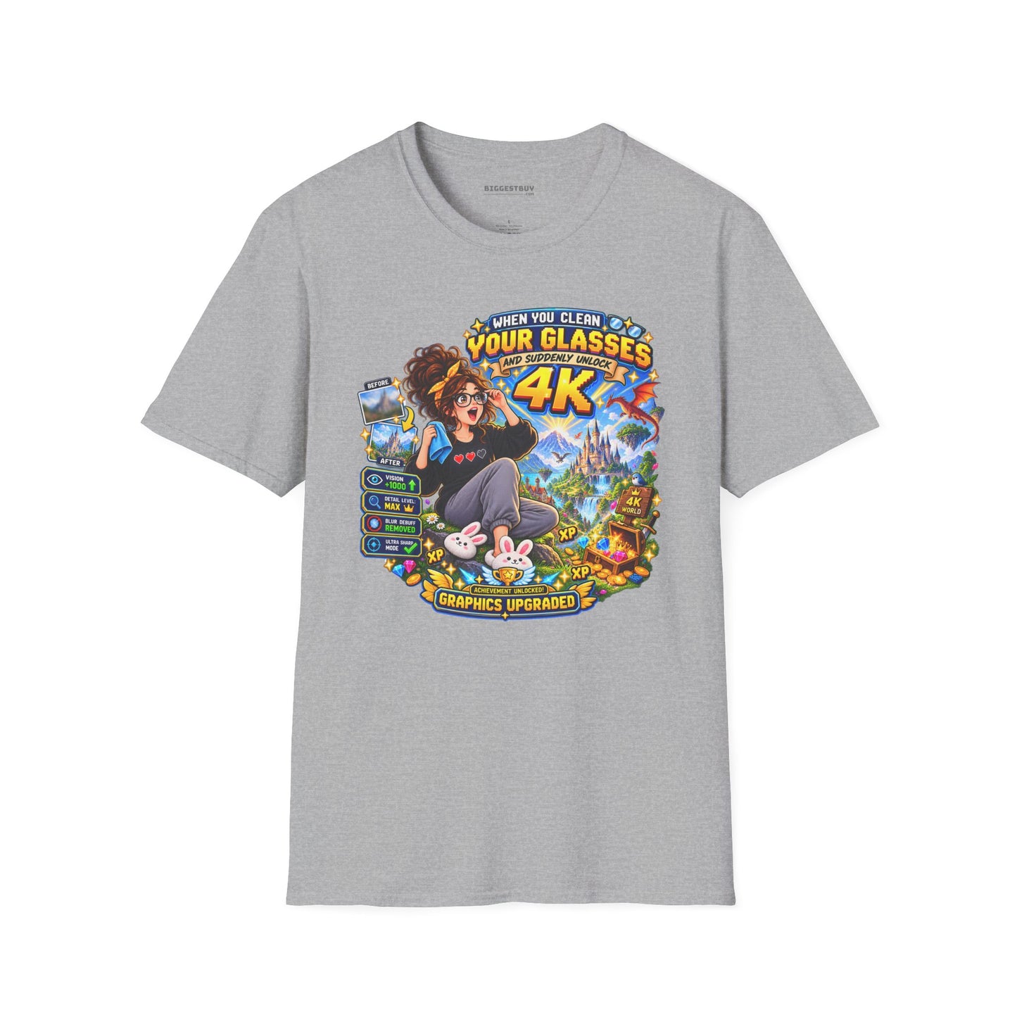 Glasses Galaxy - Softstyle T-Shirt
