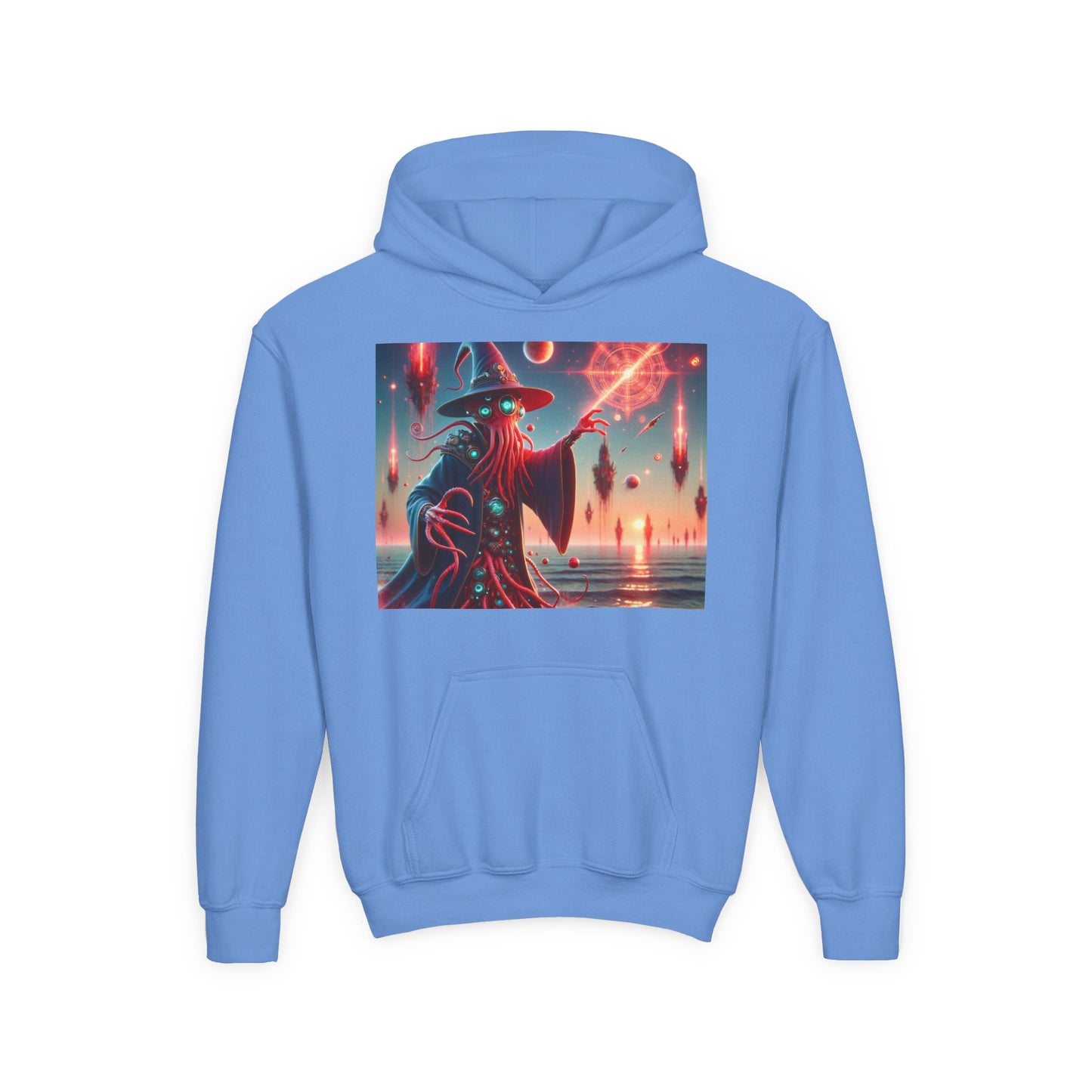 Sweatshirt | Jugend | Kapuzenpullover | Schwere Mischung | Lovecraftian Horror | Illithiden | Zauberer