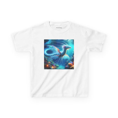 T-Shirt | Koszulka dziecięca | Ciężka bawełna | Mitologia morska | Ryujin | Smok wodny
