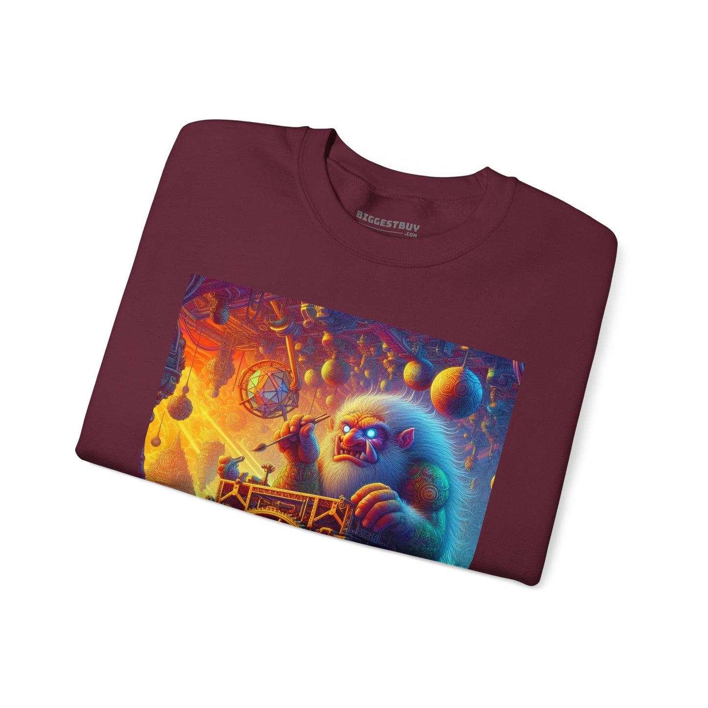 Bluza dresowa | Unisex | Okrągły dekolt | Gruba mieszanka | Mitologia Arktyczna | Mechanik Lodu