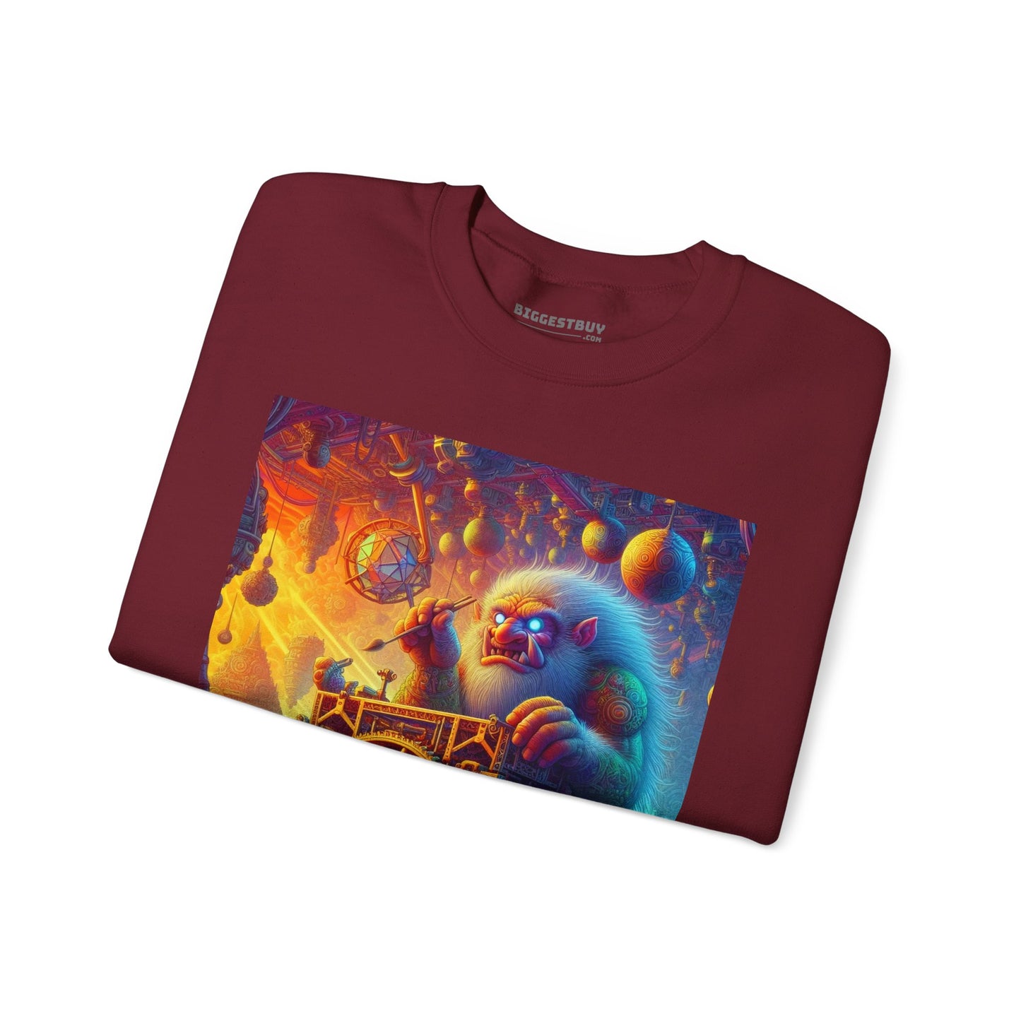 Bluza dresowa | Unisex | Okrągły dekolt | Gruba mieszanka | Mitologia Arktyczna | Mechanik Lodu