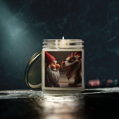 Vela perfumada | Fantasía Mitológica | Gnomo y Dragón