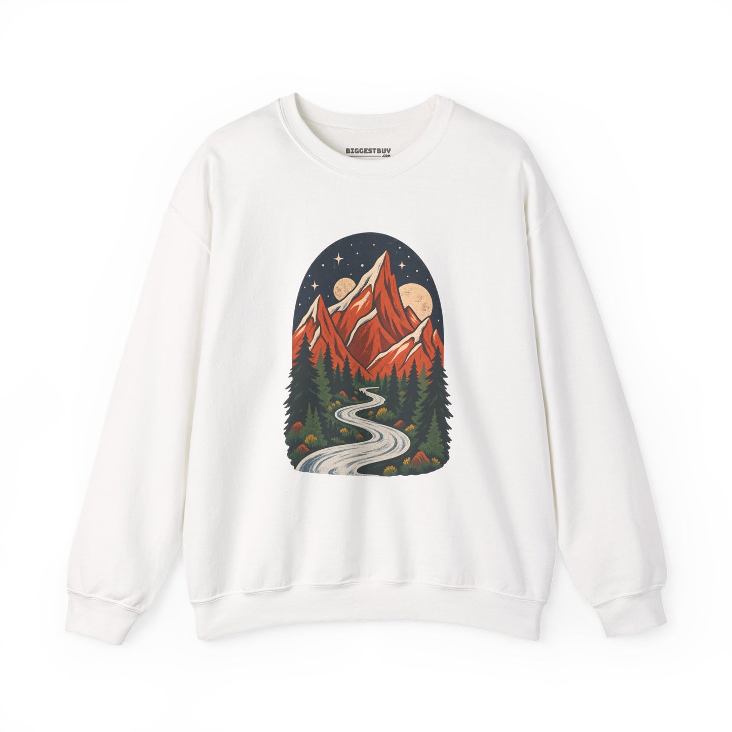 Mountain Maze - Crewneck Sweatshirt