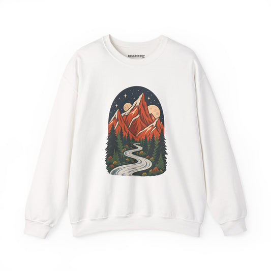 Mountain Maze - Crewneck Sweatshirt