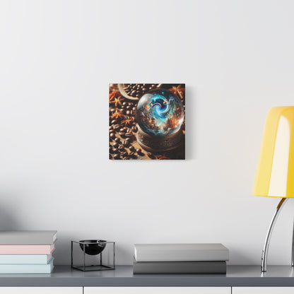 Canvas | Matte | Cosmic Fantasy | Mystical Globe