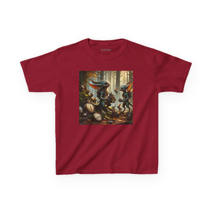 T-Shirt | Koszulka dziecięca | Ciężka bawełna | Steampunk Fantasy | Leśne Pooka