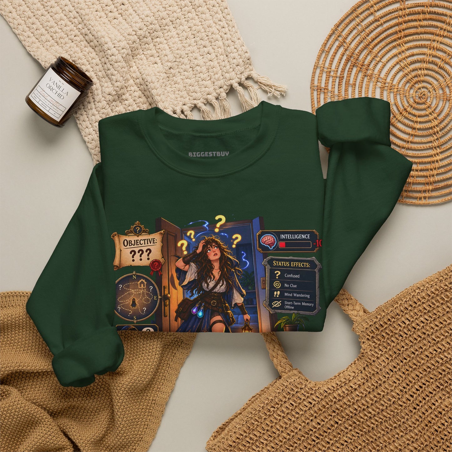 Quest Lost - Crewneck Sweatshirt