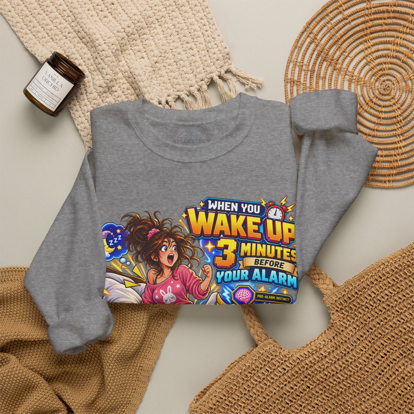 Alarm Nightmare - Crewneck Sweatshirt