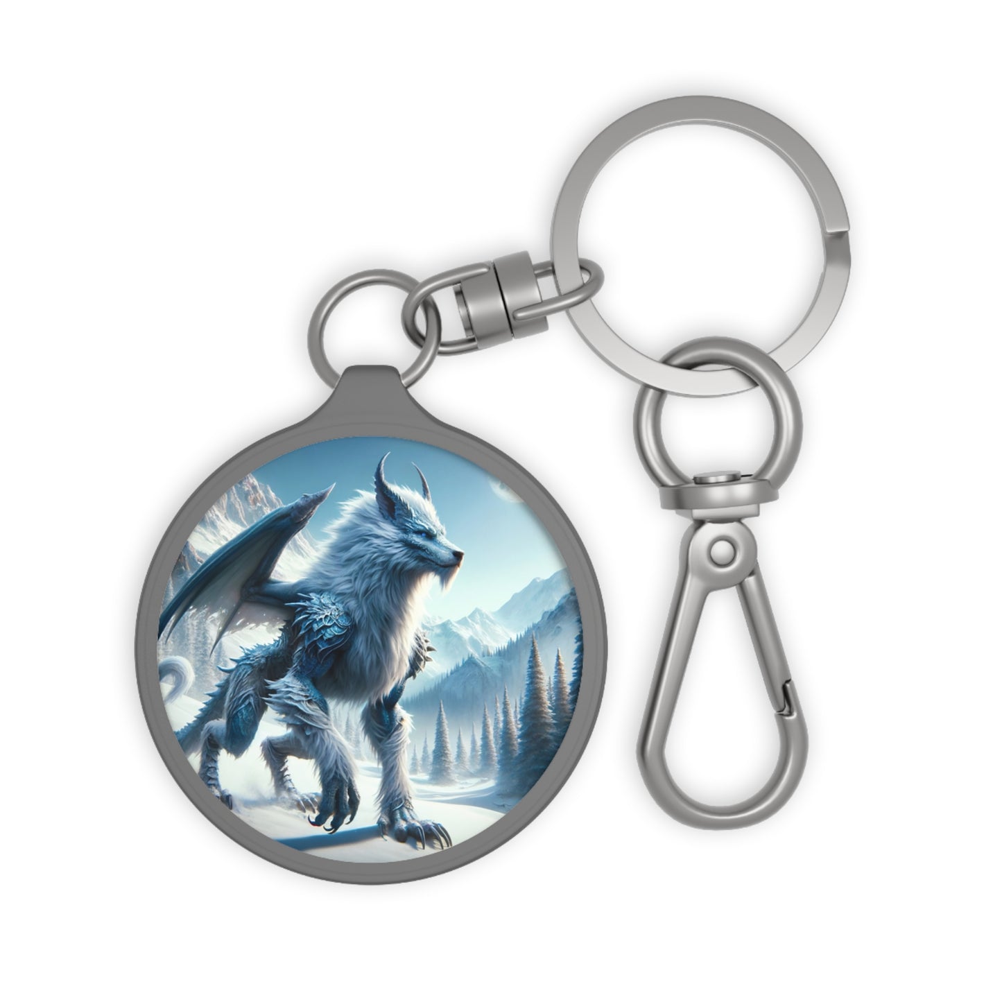 Round Keychain