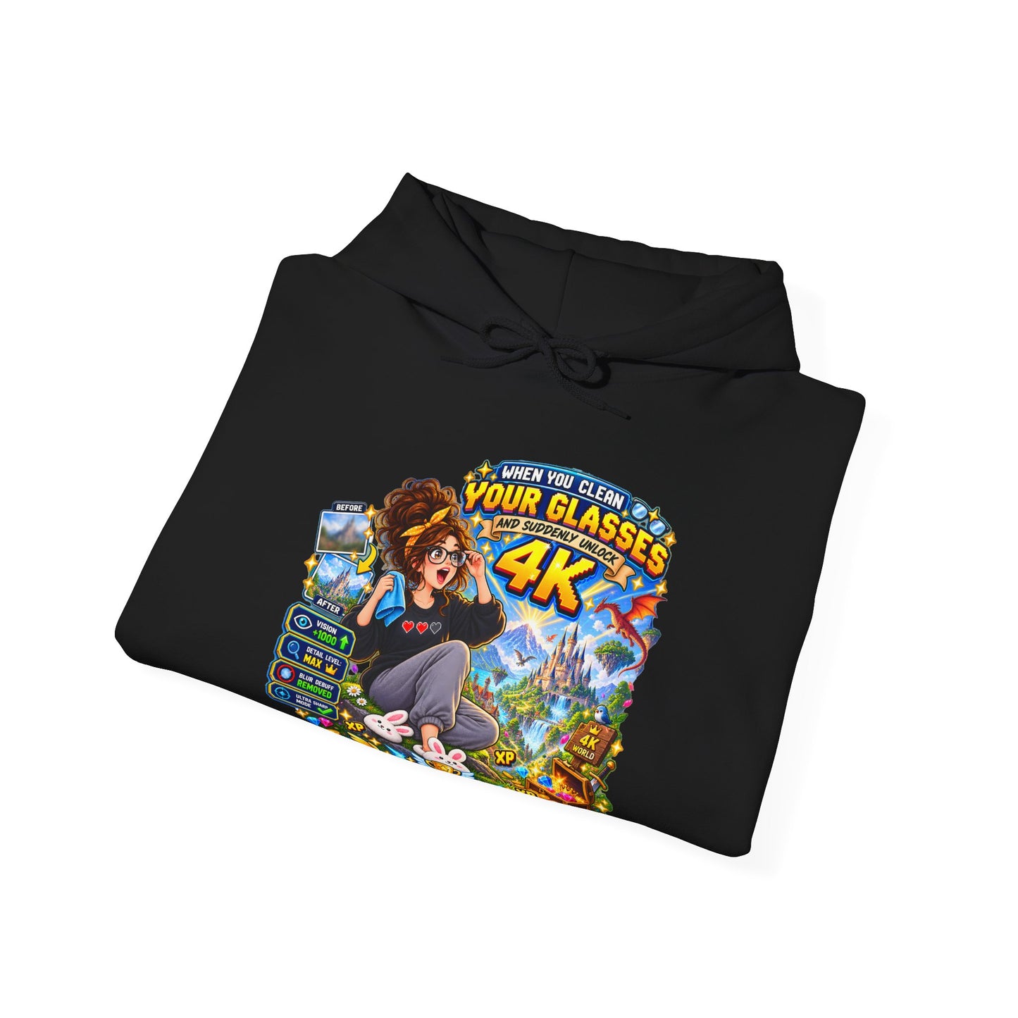 Glasses Galaxy - Pullover Hoodie