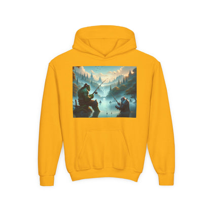 Sweat-shirt | Jeune | À capuche | Mélange épais | Fantaisie Interculturelle | Pêche