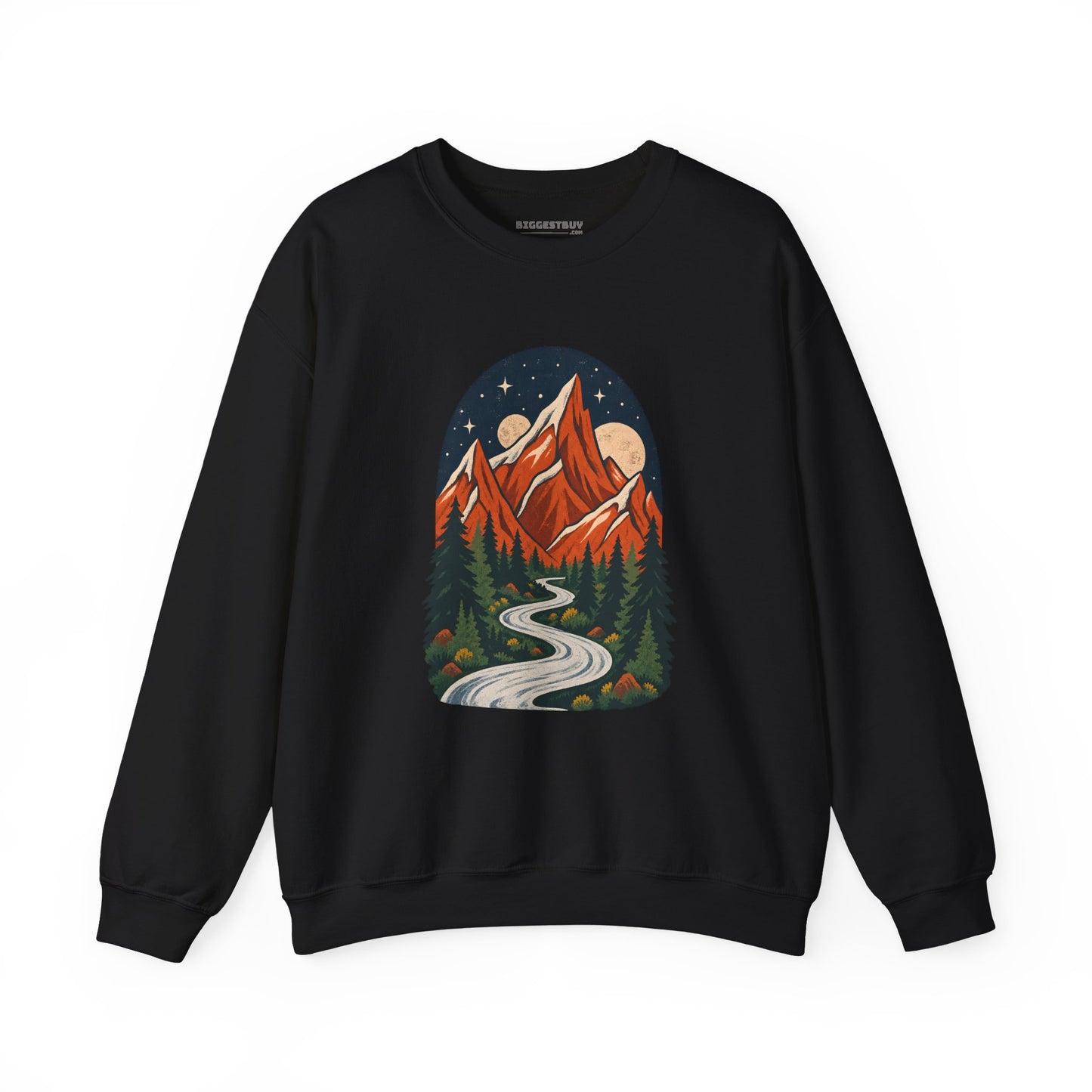 Mountain Maze - Crewneck Sweatshirt