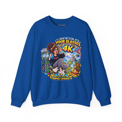 Glasses Galaxy - Crewneck Sweatshirt