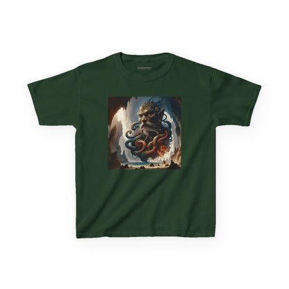 Camiseta | Camiseta Infantil | Algodão Pesado | Mitologia Marinha | Deus do Mar