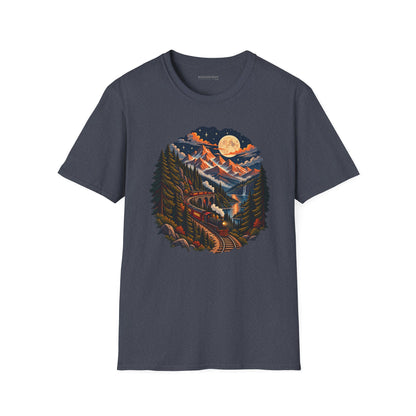Midnight Rails - Softstyle T-Shirt