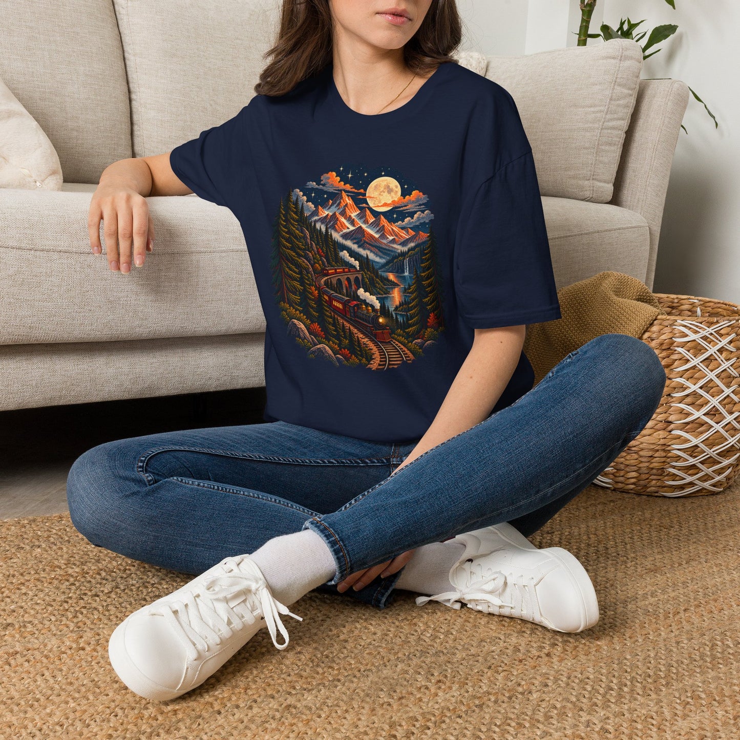Midnight Rails - Softstyle T-Shirt