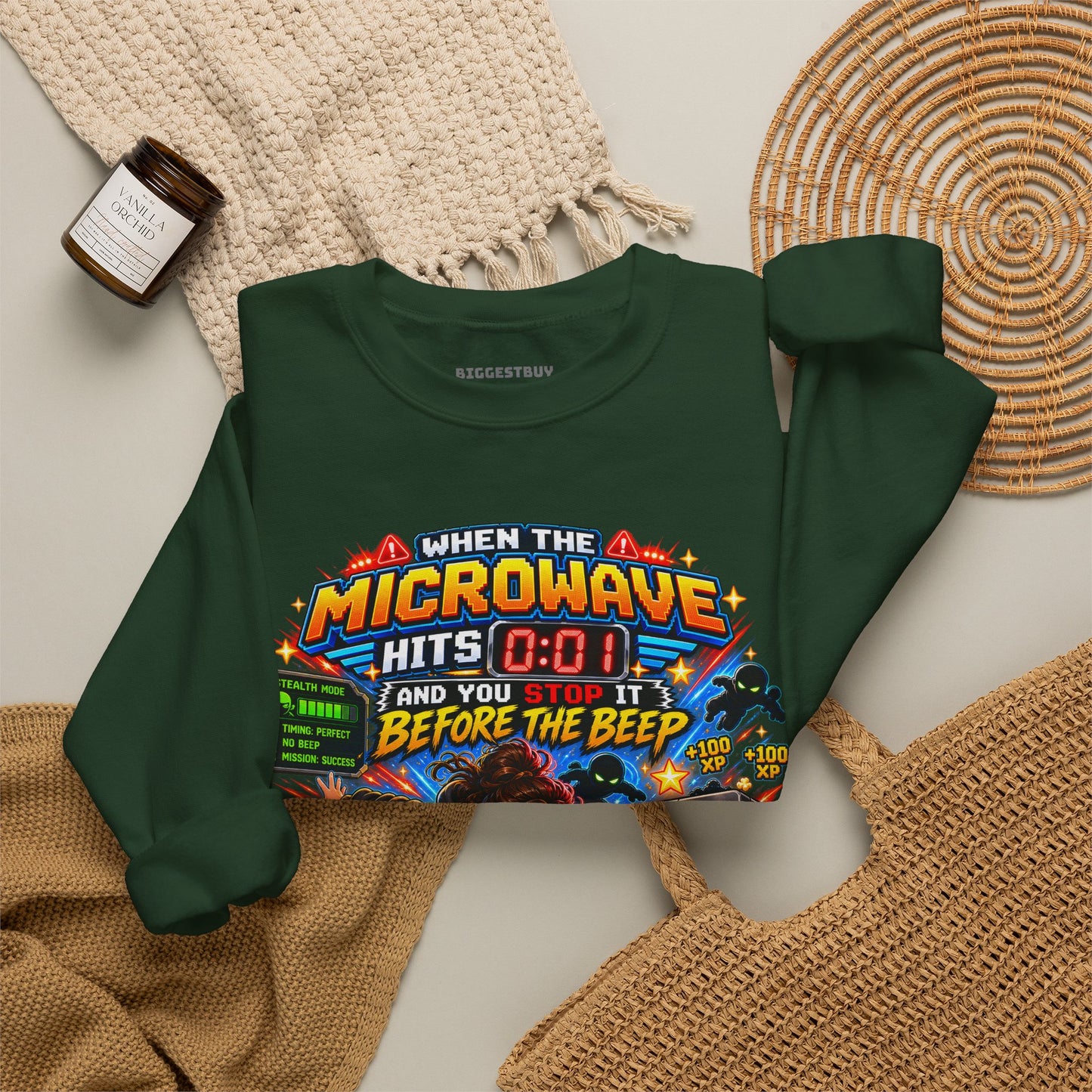 Beep Beatdown - Crewneck Sweatshirt