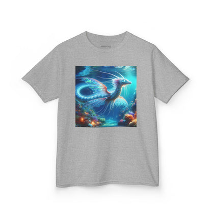T-Shirt | Koszulka dziecięca | Ciężka bawełna | Mitologia morska | Ryujin | Smok wodny