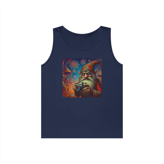 Tanktopp | Unisex | Kraftig bomull | Fantasy | Psykedelisk | Domovoi