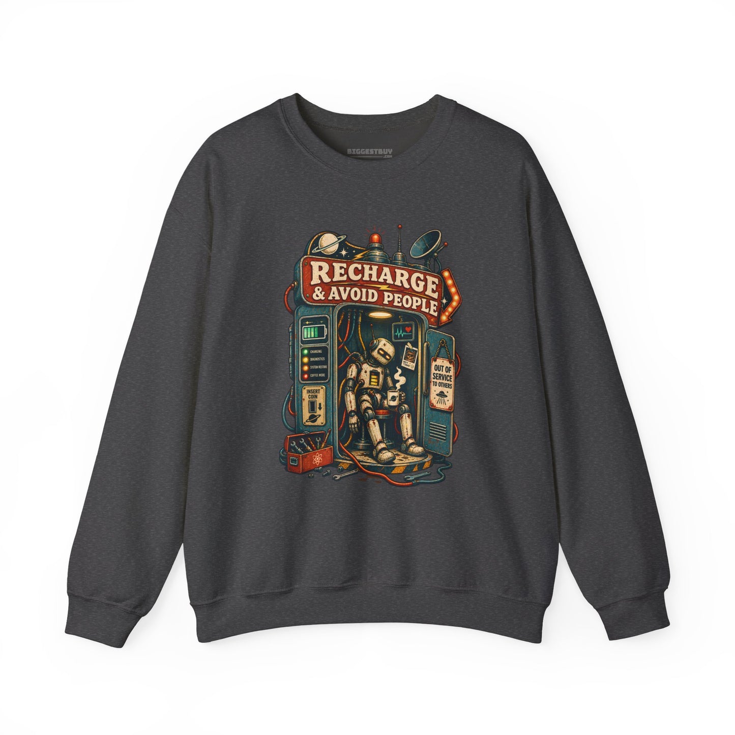 Social Recharge - Crewneck Sweatshirt