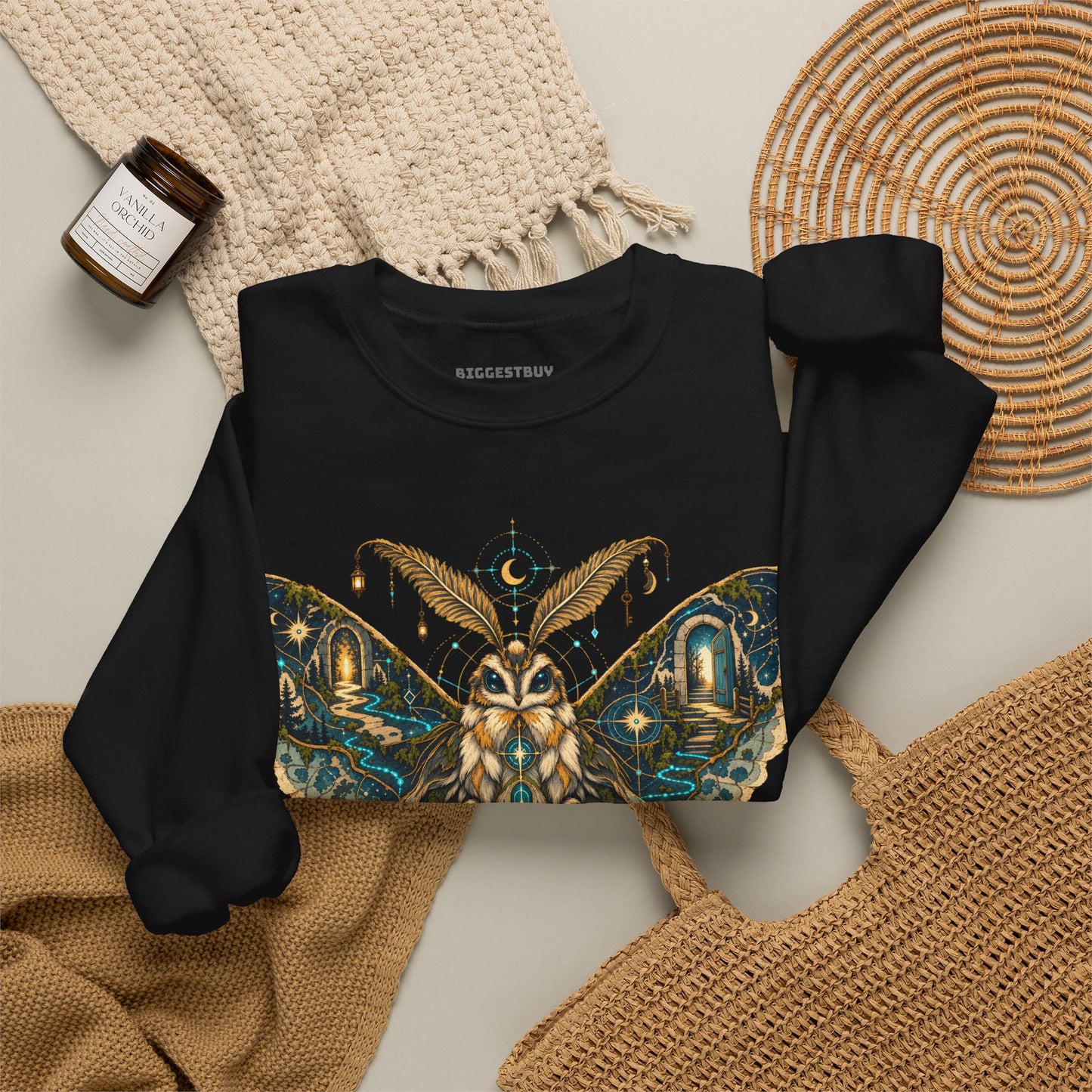 Moth Mystique - Crewneck Sweatshirt