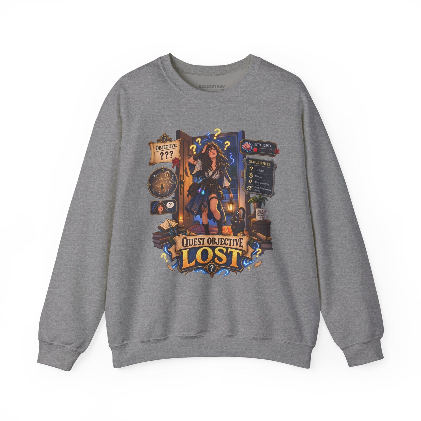 Quest Lost - Crewneck Sweatshirt