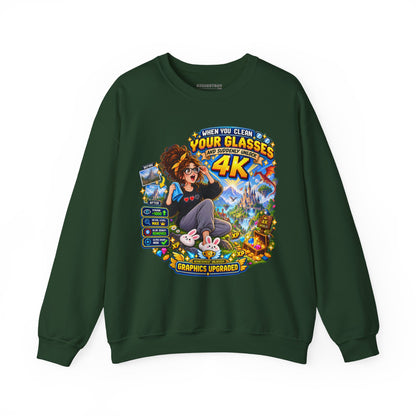 Glasses Galaxy - Crewneck Sweatshirt