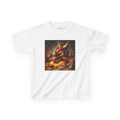 T-Shirt | Koszulka dziecięca | Ciężka bawełna | Nordycka Mitologia | Fafnir | Smok