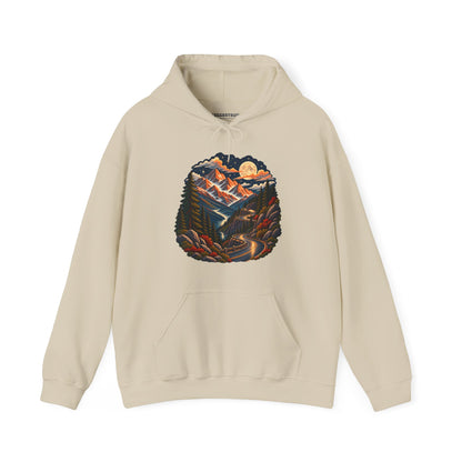 Moonlit Mountain - Pullover Hoodie